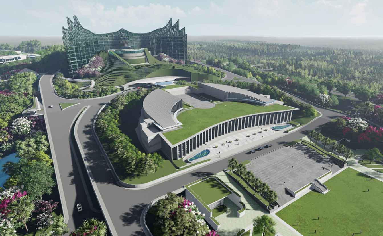 The Garuda Building, the Presidential Office at IKN, is completed